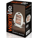 Warmlite 800W Folding Quartz Heater - White