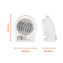 Warmlite 2000W Upright Fan Heater - White