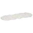 HOMCOM Faux Fur Fluffy Rug, Shaggy Area Rugs for Living Room Bedroom, 60x180 cm