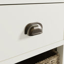 Hatton Antique White  Storage Unit 1 Drawer 4 Basket 35 x 35 x 125 cm