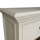 Hatton Antique White  Storage Unit 3 Drawer 3 Basket 116 x 35 x 50 cm