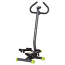 HOMCOM Twister Stepper Height Adjustable Step Machine w/ LCD Screen, Grey