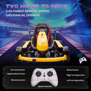 HOMCOM Kids Electric Ride On Go Cart 12v - Yellow