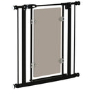 PawHut Pressure Fit Pet Safety Gate Stair Gate w/ Double-Locking, 74-80 cm