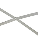 Outsunny Galvanised Steel Outdoor Raised Bed w/ Reinforced Rods, Light Grey