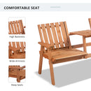 Outsunny-2 Seater Garden Bench With Table