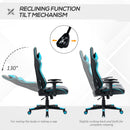 Vinsetto Gaming Chair Racing Style Ergonomic Office Chair - Sky Blue