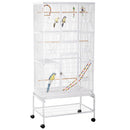 PawHut 3 Tier Bird Cage W/ Stand Toy, for Canary Finch Cockatiel Parakeet Budgie