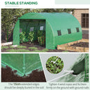 Outsunny Walk-in Tunnel Greenhouse