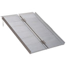 HOMCOM 3ft Aluminium Folding Wheelchair Ramp Equipment Mobility Suitcase