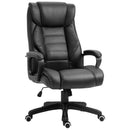 Vinsetto High Back Black Executive Office Chair 6- Point Vibration Massage Extra Padded Swivel Ergonomic Tilt Desk Seat