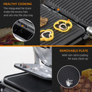 HOMCOM Health Grill and Press with 8 Settings and Drip Tray - Black