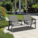 Outsunny Garden Bench - Grey