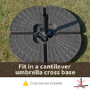 Outsunny Umbrella Base Set