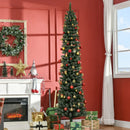 Christmas Tree Snow Dipped Pencil 6.5ft