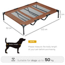 PawHut Pet Bed - Brown