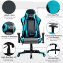 Vinsetto Gaming Chair Racing Style Ergonomic Office Chair - Sky Blue