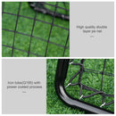 HOMCOM PE Mesh Double-Sided Outdoor Rebounder Net Black