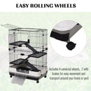 Pawhut Multi-Level Small Animal Cage