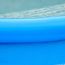 Outsunny Swimming Paddling Pool Round 274cm x 76cm - Blue