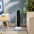 Ceramic Space Heater Indoor Tower Heater with 45 Degree Oscillation Remote Control 24H Timer Tip-Over & Overheating Protection 1200W/2000W PTC Portable Oscillating