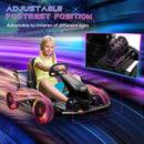 HOMCOM Kids Electric Ride On Go Cart 12v - Black