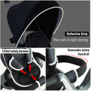 Baby Tricycle Stroller with Handle- Dark Grey