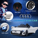 HOMCOM Kids Electric Ride On Car Audi 12v - White