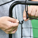 Baseball Training Rebounder Net Black