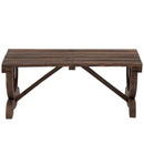 Outsunny Wooden Garden Stool/Bench - Brown