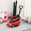 HOMCOM Kids Ride On Push Along Mercedes - Red