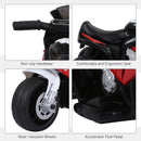 HOMCOM Red Kids Electric Ride on Motorcycle BMW S1000RR with Headlights Music