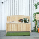 Outsunny Garden Bench - Natural