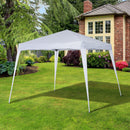 Outsunny Garden Pop up Gazebo Tent Party Water-resistant 2.5 x 2.5M White