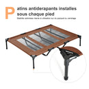 PawHut Pet Bed - Brown