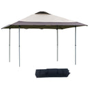 Outsunny 4 x 4m Pop Up Tent Gazebo Outdoor w/ Adjustable Legs and Roller Bag