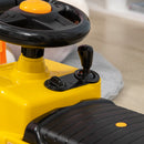 HOMCOM Kids Ride on Forklift Trust with Fork and Tray - Yellow