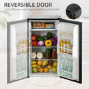 HOMCOM Freestanding Under Counter Fridge with Chiller Box 91L - Black