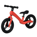 AIYAPLAY 12" Kids Balance Bike w/ Adjustable Seat, Rubber Wheels - Red
