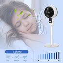 HOMCOM Floor Stand Circulator Fan - White