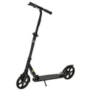 HOMCOM Folding Kick Scooter with Brakes - Black