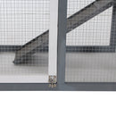 PawHut 2 Tier Wooden Rabbit Hutch