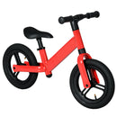 AIYAPLAY 12" Red Kids Balance Bike No Pedal w/ Adjustable Seat for 2-5 Years