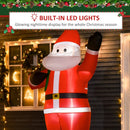 HOMCOM Christmas Inflatable Santa Claus 8'