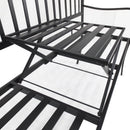 Outsunny Garden Bench 1.5m - Black