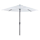Outsunny 3 (m) Metal Frame Garden Furniture Parasol Half Round Umbrella