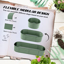 Outsunny Galvanised Raised Garden Bed Planter Box with Safety Edging, Green