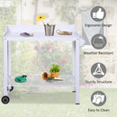 Outsunny Metal Outdoor Garden Potting Bench White