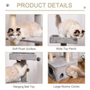 PawHut Cat Tree with Sisal Scratching Post