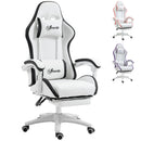 Vinsetto Racing Style Gaming Chair with Reclining Function Footrest, Black